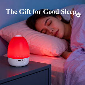 Anpassbare Timer & Memory-Funktion Wiederaufladbare Schlaflosigkeits-Linderung Tiefenentspannung 670nm Rotlichttherapie Schlafhilfe Nachtlicht - Product Image 6