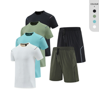 Ensemble de survêtement de sport pour homme, short de jogging, vêtements de sport deux pièces
