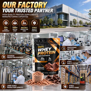 OEM <span class=keywords><strong>Whey</strong></span> Konzentrat 453g Schokoladen-Proteinpulver Natürlich Aromatisiert 20g Protein 5g BCAAs Nahrungsergänzungsmittel - Product Image 5