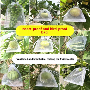 Reusable Drawstring <b>Mesh</b> Bag Bird <b>Insect</b> Barrier Net for Grapes Fruit Trees Vineyard Garden Protection Netting - Product Image 6