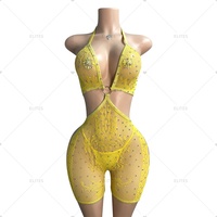 Vente en Gros Élite de Qualité Supérieure, Lingerie Sexy Rose en Dentelle pour Femmes, Tenue de Danse Exotique et de Striptease à Prix Abordable
