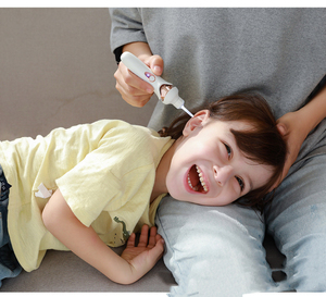 Outil d'aspiration de cérumen avec lumière-Nettoyeur d'oreille électrique pour enfants et adultes Dissolvant de cérumen lumineux doux et sûr pour usage domestique - Product Image 4