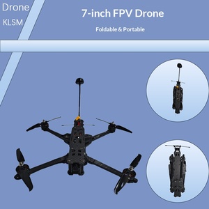 FPV Cinewhoop 7 pouces pliable, ensemble complet, drone pour <span class=keywords><strong>photographie</strong></span> aérienne à charge lourde, transmission 20000m, temps de vol 21-30min, expert - Product Image 5