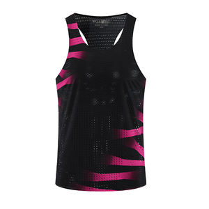 เสื้อกีฬาสำหรับวิ่งมาราธอน แห้งเร็ว ระบายอากาศได้ดี เหมาะสำหรับการฝึกซ้อมวิ่ง  รับผลิตตามแบบ ชุดทีมกรีฑากลางแจ้ง - Product Image 6