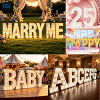 Letras acrílicas de neón grandes Oh Baby para decoración de interiores, letrero LED programable personalizado, luz de neón Marry Me, suministros para fiestas y bodas
