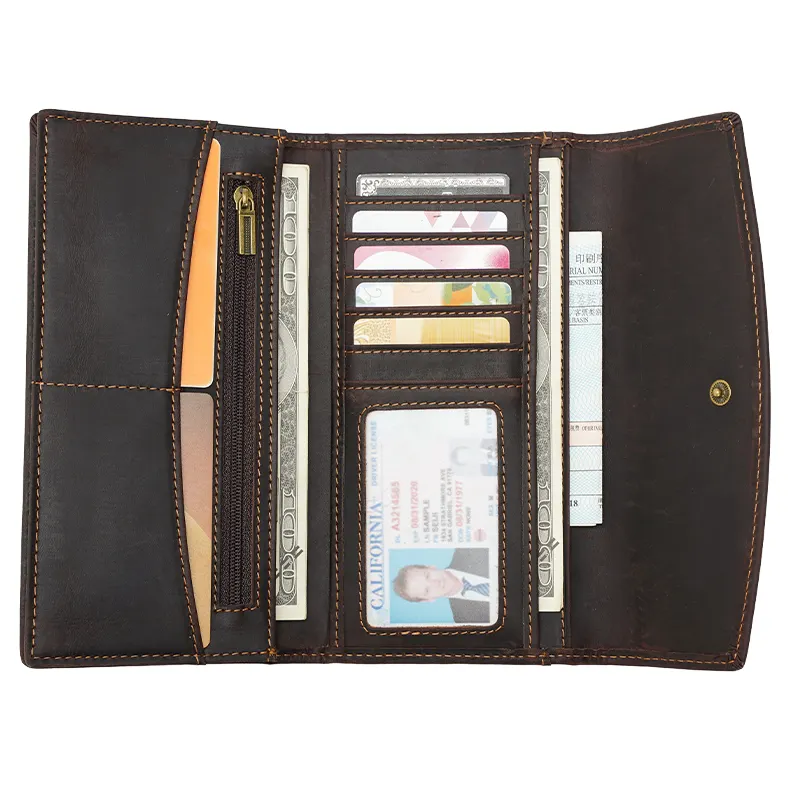 leather envelope wallet
