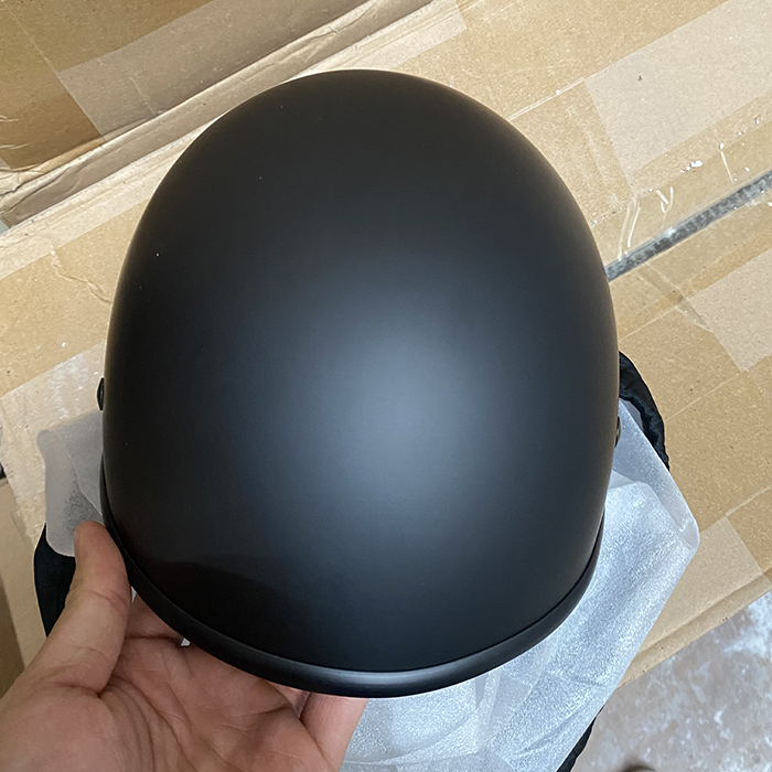 在庫なしキノコDOTチョッパーバイクスタイルオートバイヘルメット