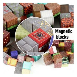 TOYSRUNNER MC25129 Juego de Construcción de Cubos Magnéticos, Regalo de Navidad, Bloques de Construcción de Plástico Sensoriales Educativos STEM - Product Image 2
