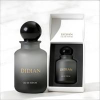 Flacon de parfum de luxe en verre vide, rond, 30ml, 50ml, 100ml, avec vaporisateur à fine brume et coffret cadeau haut de gamme