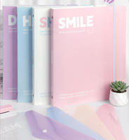 Organisateur de fichiers accordéon portable A4 couleur bonbon avec 4 sacs de rangement de documents