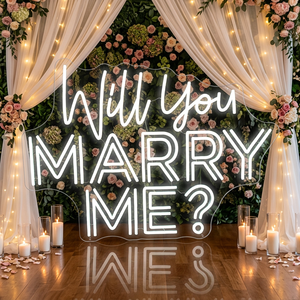 Tu veux m'épouser ? Lettres lumineuses LED personnalisées, parfaites pour le bureau, la boutique, la maison, les mariages, la décoration publicitaire et l'éclairage nocturne - Product Image 2