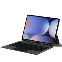 Pour Tab S8 Ultra 14.6" : Nouvelle coque intelligente avec clavier Magic Keyboard à mécanisme ciseaux, rétroéclairage RGB, chargement sans fil et étanchéité
