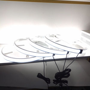 Kingshowstar Striscia <span class=keywords><strong>LED</strong></span> per Cerchi <span class=keywords><strong>Auto</strong></span> in Alluminio 15/17/20 Pollici Super Luminosa 5 File Bianco Puro 29000lm 12V Illuminazione Esterna - Product Image 3