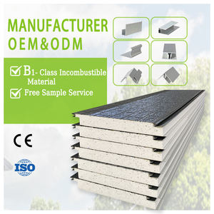 Panneau <span class=keywords><strong>Eps</strong></span> sandwich ignifuge de haute qualité de 50mm Panneau mural <span class=keywords><strong>Eps</strong></span> Panneau structurel isolé à vendre - Product Image 1