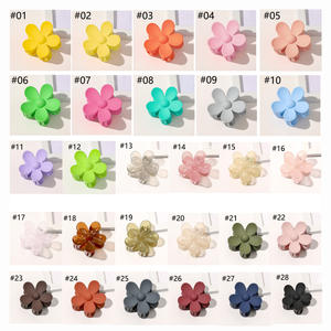 OEM Nouveauté Été Pinces à Cheveux en Résine Transparente Effet Gelée, Motif Fleur et Requin, Simples, pour Filles et Femmes - Product Image 5