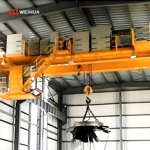Grúa aérea electromagnética tipo QC de doble viga con capacidad de viga portadora, viga principal colgante de 15 ~ 40 toneladas - Product Image 1