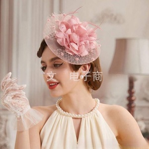 Tea <span class=keywords><strong>Party</strong></span> Hochzeit Cocktail <span class=keywords><strong>Kentucky</strong></span> <span class=keywords><strong>Derby</strong></span> 20s Flapper Kopf bedeckung - Product Image 1