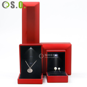 Boîtes à bijoux en gros, faible MOQ, dernières boîtes à bagues de fiançailles personnalisées avec logo LED et lumière LED - Product Image 6