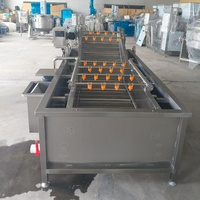 Yido industriële bladgroente-bubbelwasmachine met ozonbellen, fruit- en groentereinigingsmachine met hoge druk en transportband