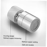360 degrés double fonction rotatif barboteur robinet aérateur pivotant évier robinet aérateur pulvérisateur accessoire pour cuisine salle de bain