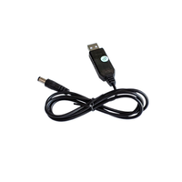 Cable Adaptador USB de Aumento de Voltaje, DC 5V a DC 5V 9V 12V, Módulo Elevador de Voltaje, Conector de 2.1*5.5mm