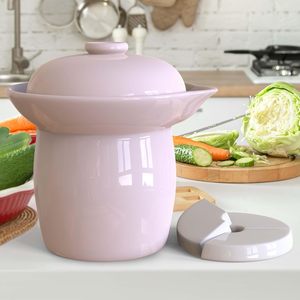 <span class=keywords><strong>Pot</strong></span> de fermentation <span class=keywords><strong>Pot</strong></span> de <span class=keywords><strong>choucroute</strong></span> avec poids émaillés 1 gallon - Product Image 4