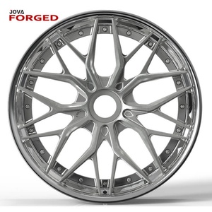 Roue de polissage argentée 5x120 Jantes décalées 2 pièces Roues forgées - Product Image 2