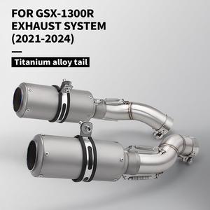 Pour GSXS1300 <span class=keywords><strong>GSXS</strong></span>-1300R <span class=keywords><strong>2021</strong></span> - 2024 Moto Système D'échappement Évasion Moto Modifié Lien Tuyau Connecter 51mm Silencieux - Product Image 2