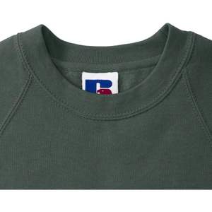 Sweat-shirt personnalisé en couleurs classiques, anti-froissement, avec broderie 3D, impression sérigraphique disponible, XXS 6XL - Vert bouteille - Taille L - Product Image 2