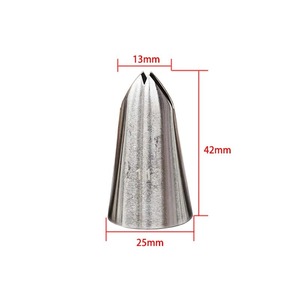Stainless Steel Piping Tips 112 113 114 115 Leaf Cake Decorating Baking Tools Reusable - Product Image 3