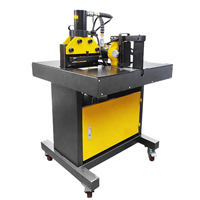 Machine de traitement de barres omnibus DHY-200 Max 200 X 12 mm, poinçonnage, découpe, pliage 3 en 1