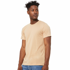 เสื้อยืดลูกเรือผ้าฝ้ายบุรุษขายส่งระบายอากาศ - Product Image 1