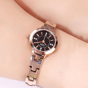 High appearance women's watch with simple <b>scale</b> steel strip student trend high-end waterproof quartz watch - Product Image 1