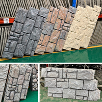 Panneau mural 3D en PU imitation pierre légère et imperméable pour revêtement mural extérieur et intérieur (projet de revêtement mural)