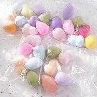Lot de 2 éponges de maquillage colorées en forme de goutte d'eau, sans latex, pour un maquillage parfait