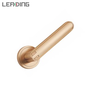 Poignée de <span class=keywords><strong>porte</strong></span> intérieure de luxe en alliage de zinc multicolore avec couvercle de serrure pour salon, hôtel, maison, <span class=keywords><strong>porte</strong></span> en bois - Vente en gros - Product Image 1