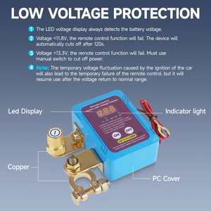 Xe Xe Tải Rv 1 Bộ Xe Giết Chuyển Đổi Chống Trộm Từ Xa Pin Ngắt kết Nối Chuyển Đổi 12V 240A Với Thông Minh Điện Áp Cho Xe Xe Xe Tải Rv - Product Image 5