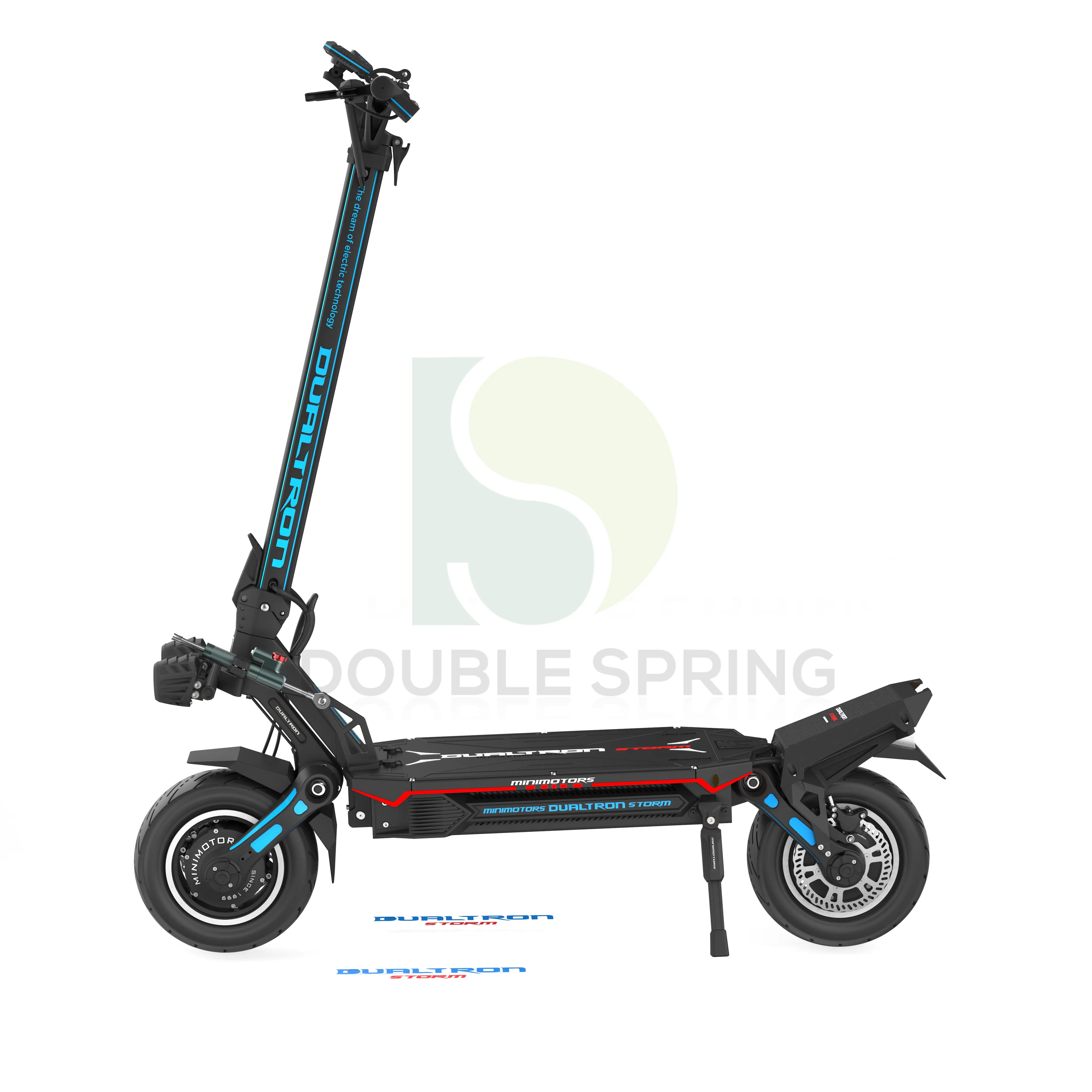 DUALTRON-Trottinette électrique Storm LTD pliante, trottinette électrique pliable à deux roues, 84v45AH