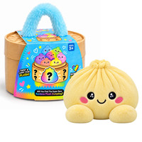 Mainan Squishy Pangsit Plush 15cm dengan Pengukus, Mainan Plush Pangsit Natal untuk Menghilangkan Stres, Hadiah Unik