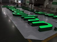 Lettres lumineuses LED en acier inoxydable soudées, enseigne lumineuse pour bâtiment, boîte à lumière en acrylique, signalétique de toit pour hôtel 5 étoiles