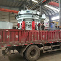 Concasseur à cône hydraulique pour la construction routière, concassage de pierres, avec plusieurs cylindres