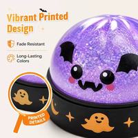 Nouveaux designs Halloween : Jouet souple en forme de monstre fantôme, boulette vapeur, boule anti-stress, jouet squishy Bao Bun, cadeau d'Halloween