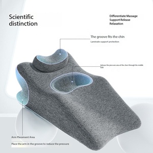 Các thiết kế mới nhất của Ergonomic eo hỗ trợ gối giường dạ dày ngủ đọc sách Bộ nhớ bông trở lại gối - Product Image 4