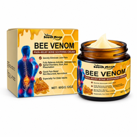 Crème analgésique au venin d'abeille pour les douleurs articulaires et musculaires, l'arthrite et les douleurs au genou - Usage externe pour les personnes âgées et les adultes