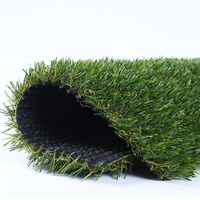 Dalles de sol portables pour terrains de sport, tapis de gym insonorisés, tapis de lutte en rouleau, gazon artificiel PP+PE