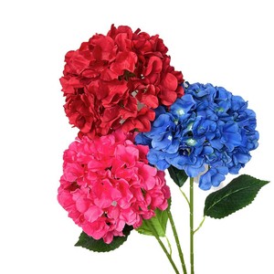 Single <b>Hydrangea</b> <b>Artificial</b> Flower Silk Flower Wedding Decoration Floor Arrangement Injection Molding China Origin - Product Image 2