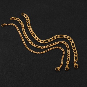Pulsera de Cadena Figaro Clásica de Acero Inoxidable, Joyería de Alta Calidad para Hombre y Mujer, Gran Venta - Product Image 4