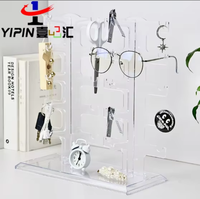 Présentoir de Comptoir Moderne pour Magasin de Lunettes, Support de Rangement pour Montures de Lunettes, Étagère Suspendue pour Lunettes de Soleil, Présentoir de Bureau en Plastique Écologique