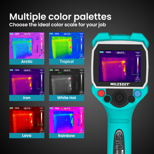 กล้องถ่ายภาพความร้อนอินฟราเรดอุตสาหกรรม ตรวจจับอุณหภูมิ หน้าจอ LCD 120*90 ขนาด 3.5 นิ้ว ตรวจสอบท่อประปา - Product Image 3