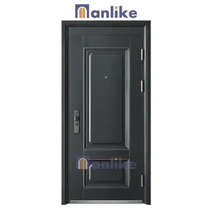 Anlike diseño italiano lujoso fuego Multi Lock Exterior principal cobre Anti antirrobo Villa entrada seguridad puertas de acero para el hogar